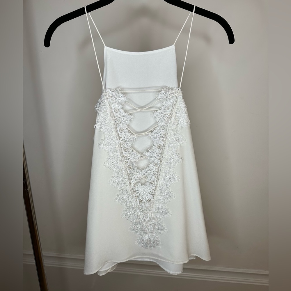 Cami NYC! The Charlie Lace Up Cami in White Women’s Size medium SOLD OUT!